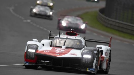 La Toyota Gazoo Racing numero 8 di Buemi-Nakajima-Hartley