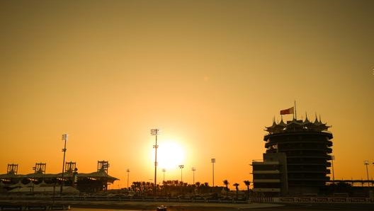 Il tracciato di Sakhir in Bahrain. Toyota Gazoo Racing