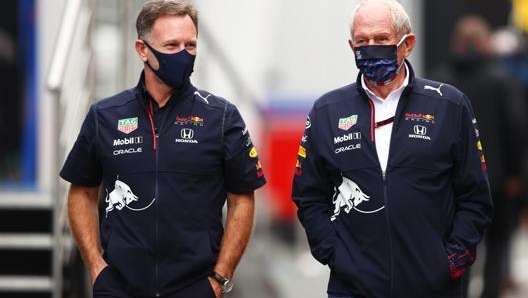 Da sinistra Chris Horner e Helmut Marko