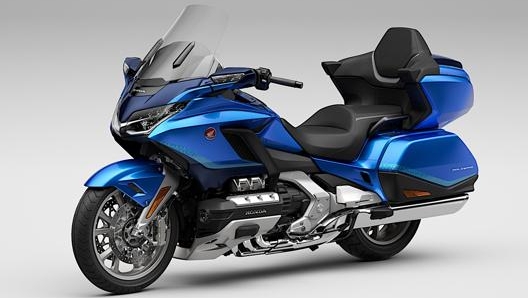 La livrea Glint Wave Blue Metallic della Gold Wing Tour