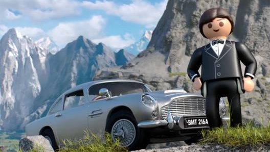 La tedesca Playmobil presenta il suo set dedicato a 007 e alla sua fedele Aston Martin DB5