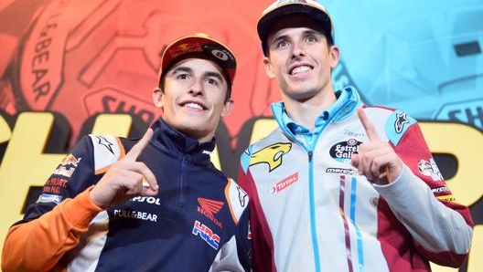 Marc e Alex Marquez. Afp