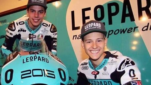 Joan Mir e Fabio Quartararo compagni in Leopard nel 2016. Instagram