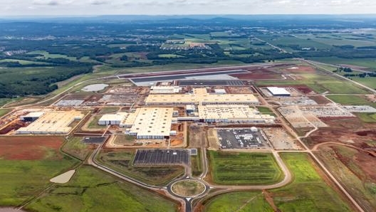 La fabbrica di Huntsville, in Alabama (Usa), dove Mazda e Toyota possono produrre fino a 150 mila auto l’anno per ciascun marchio