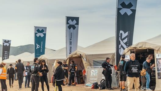 Il paddock dell’Extreme E a Capo Teulada