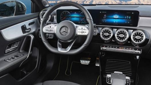 Gli interni di Mercedes Classe A