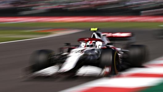 Antonio Giovinazzi in azione nel GP Messico. Getty