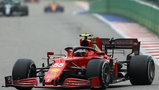 La SF21 di Carlos Sainz. Getty