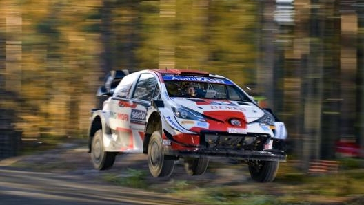 Ogier sulla Toyota Yaris Wrc Gazoo Racing