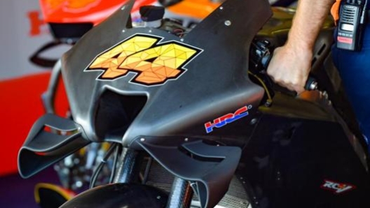 La Honda RC213V con cui è sceso in pista Pol Espargaro