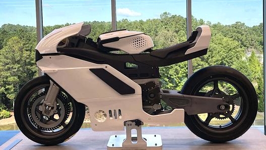 La reinterpretazione della Ducati Supermono esposta in Alabama