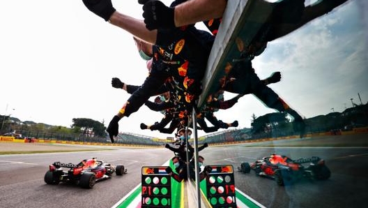 La vittoria di Verstappen il 18 aprile 2021. Getty