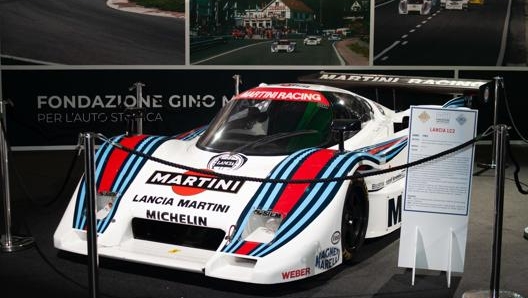 Una Lancia LC2 per le gare endurance esposta dall’Aci Storico al Salone auto e moto d’epoca di Padova 2021