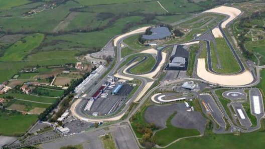 Lo storico circuito di Vallelunga visto dall’alto