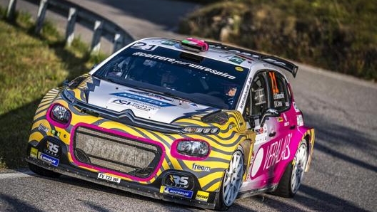 Rachele Somaschini al volante della sua Citroën C3. Foto: Luca Riva