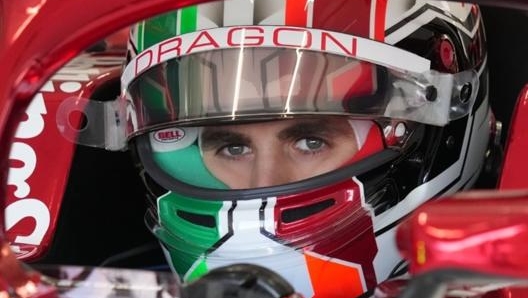 Antonio Giovinazzi a bordo della sua Dragon