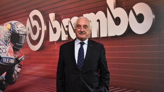 Alberto Bombassei presidente di Brembo. Ansa