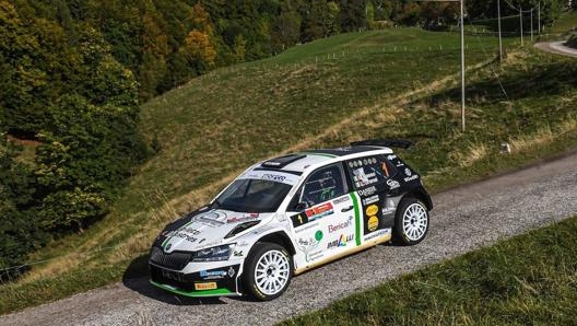 Giandomenico Basso sulla Skoda Fabia R5