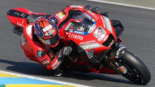 Danilo Petrucci su Ducati nel Gp di Francia 2020