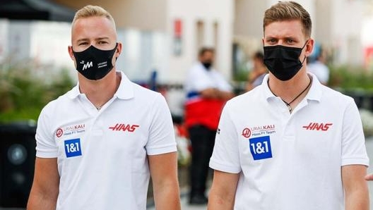 Da sinistra Nikita Mazepin e Mick Schumacher