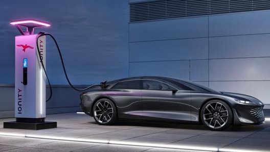 Audi grandsphere può essere ricaricata fino all’80% in meno di 25 minuti