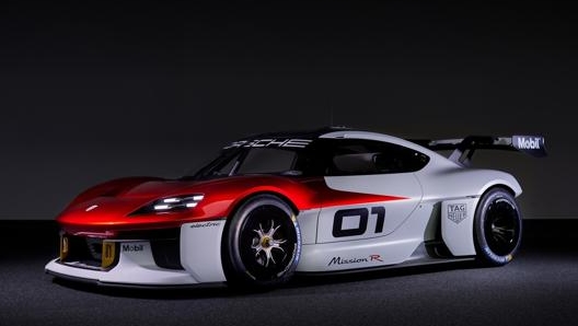 Il prototipo di Porsche per le corse elettriche: Mission R