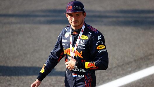 Max Verstappen, secondo dietro Valtteri Bottas nella Sprint Race di Monza