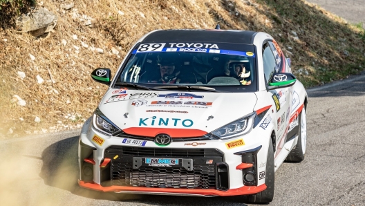 Alessandro Ciardi sulla Toyota GR Yaris