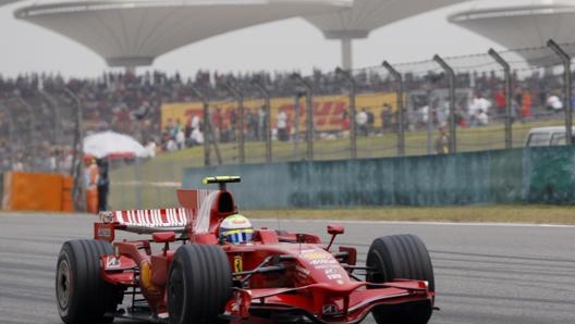 Massa a Shanghai nel 2008: chiuse secondo dietro Hamilton. Ap