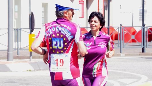 Dario Vettorato e Carla Caregnato in doppio.