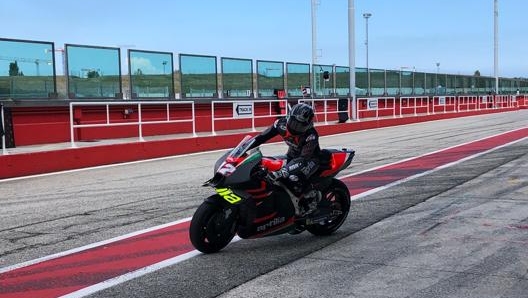 Maverick Viñales a Misano con l’Aprilia RS-GP