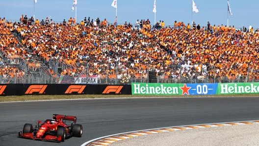 Charles Leclerc a Zandvoort. Getty