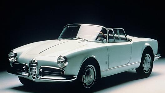 L’Alfa Romeo Giulietta Spider, uscita nel 1955