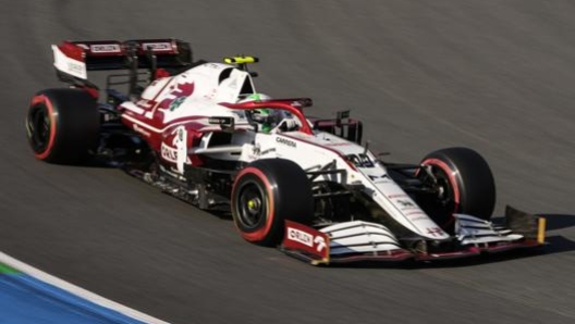 Antonio Giovinazzi in azione a Zandvoort. Ap