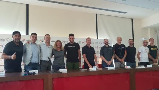 La conferenza stampa in cui è stata presentata la nuova e-mtr VR46