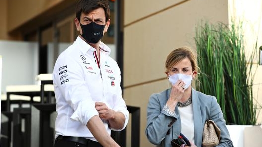 Toto Wolff, team principal Mercedes F1, e Susie Stoddart, team principal Venturi FE: sono sposati dal 2011. Getty