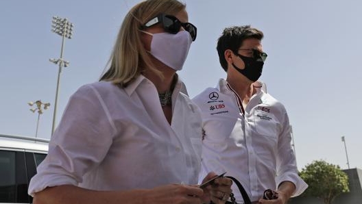 Susie e Toto Wolff. Ap