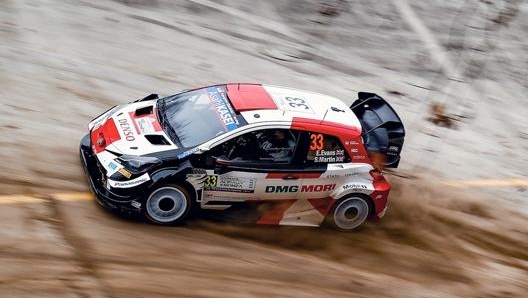 Il gallese Elfyn Evans su Toyota Yaris del team Gazoo Racing