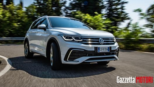 La gamma di Tiguan è composta da motorizzazioni benzina, diesel, ibride plug-in.  G. Masperi/D. Monaco