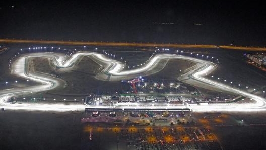 Veduta aerea del circuito di Losail