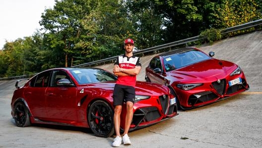 Antonio Giovinazzi, la Alfa Romeo Giulia GTAm e la parabolica, che tris