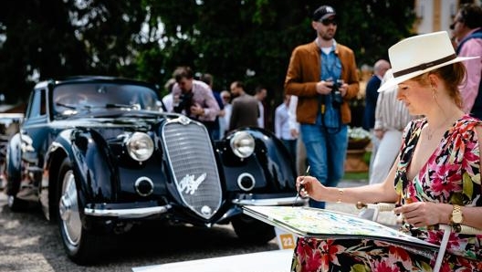 L'Alfa Romeo 8C 2900B del 1937 vincitrice della Coppa d'Oro nel 2019