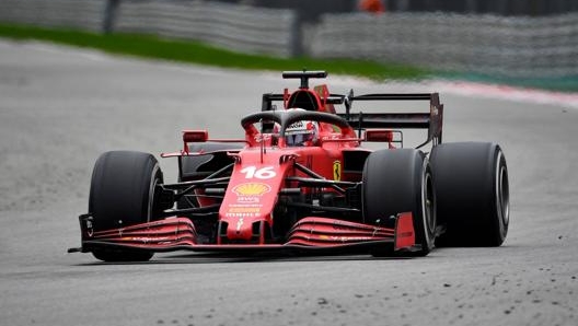 Charles Leclerc a Sochi. Afp