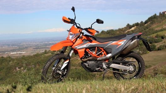 Motore monocilindrico e telaio a traliccio per la Ktm 690 Enduro R