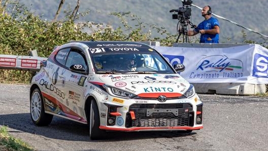 Il ventitreenne novarese Romagnoli sulla Toyota GR Yaris numero 91