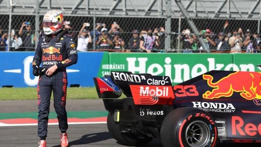 Max Verstappen solo terzo in qualifica in Messico. Getty