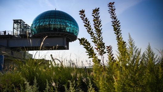 Il nuovo giardino pensile sul tetto del Lingotto. LaPresse