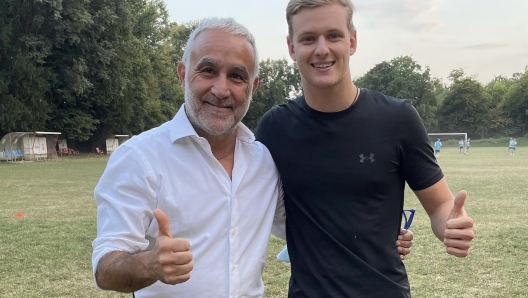 Mick Schumacher con Matteo Medici. Fb: GS Vedano