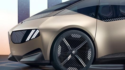 Bmw Vision Circular sfoggia un design minimale e soluzioni adatte a ridurre la resistenza aerodinamica