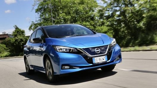 Nissan Leaf e+ Tekna ha un motore elettrico che eroga 217 cavalli